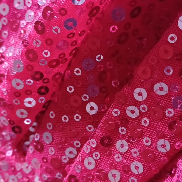 H&M Red sparkle Dress size 9-10 - Picture 6 of 6